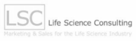 LSC Life Science Consulting Marketing & Sales for the Life Science Industry Logo (IGE, 29.08.2005)