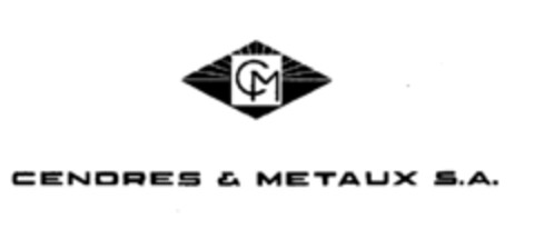 CM CENDRES & METAUX S.A. Logo (IGE, 06/04/1976)