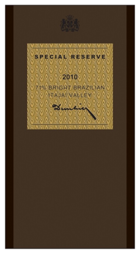 SPECIAL RESERVE 2010 71% BRIGHT BRAZILIAN ITAJAI VALLEY Logo (IGE, 06.06.2013)