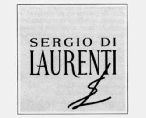 SERGIO DI LAURENTI Logo (IGE, 15.09.1993)