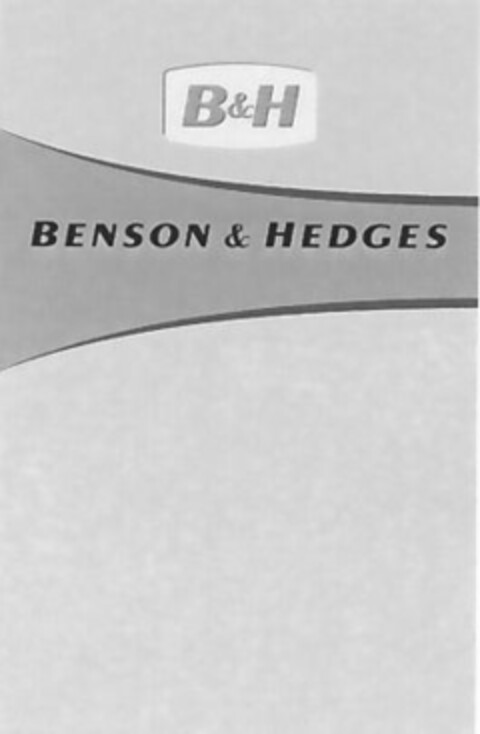 B&H BENSON & HEDGES Logo (IGE, 03/09/2007)