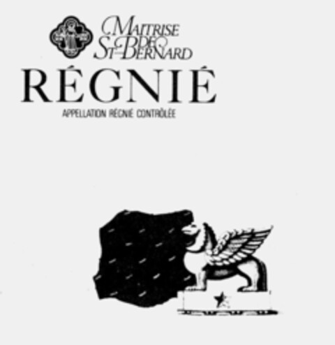 MAITRISE DE ST-BERNARD RéGNIé Logo (IGE, 29.01.1991)
