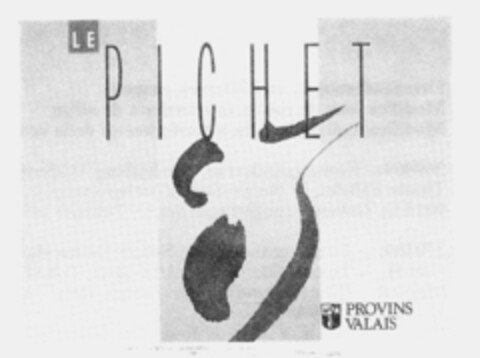 LE PICHET Logo (IGE, 16.11.1993)