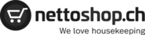 nettoshop.ch We love housekeeping Logo (IGE, 09/14/2016)