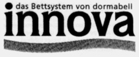 innova das Bettsystem von dormabell Logo (IGE, 04/26/1996)