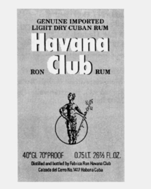 Havana Club Ron Rum Logo (IGE, 04.05.1992)