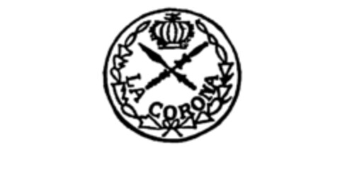 LA CORONA Logo (IGE, 09/28/1984)