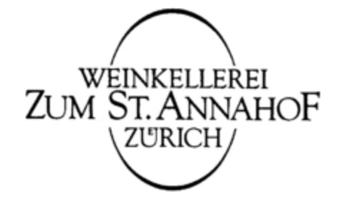 WEINKELLEREI ZUM ST.ANNAHOF ZUERICH Logo (IGE, 02.10.1984)