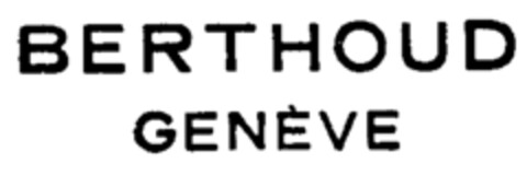 BERTHOUD GENèVE Logo (IGE, 11.09.1990)