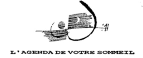 L'AGENDA DE VOTRE SOMMEIL Logo (IGE, 18.10.1990)