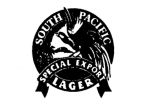 SOUTH PACIFIC SPECIAL EXPORT LAGER Logo (IGE, 20.11.1990)