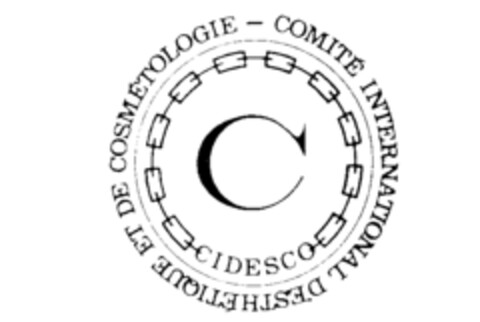 C CIDESCO COMITÉ INTERNATIONAL D'ESTHÉTIQUE ET DE COSMÉTOLOGIE Logo (IGE, 11.08.1993)