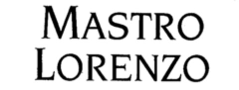 MASTRO LORENZO Logo (IGE, 10.02.1989)