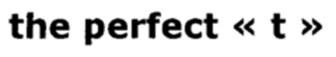 the perfect <<t>> Logo (IGE, 26.06.1997)