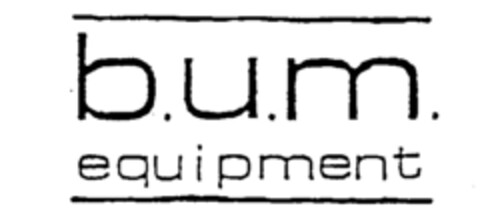 b.u.m. equipment Logo (IGE, 14.08.1992)