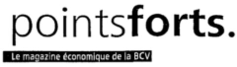 pointsforts. Le magazine économique de la BCV Logo (IGE, 27.05.2004)