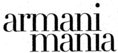 armani mania Logo (IGE, 20.02.2002)