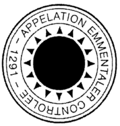 APPELATION EMMENTALER CONTROLEE 1291 Logo (IGE, 25.01.2005)