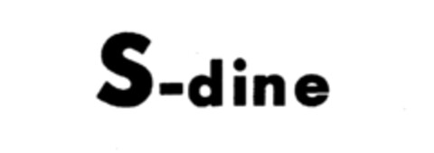 S-dine Logo (IGE, 30.12.1975)