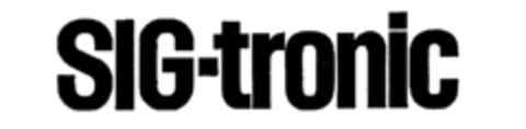 SIG-tronic Logo (IGE, 20.01.1988)