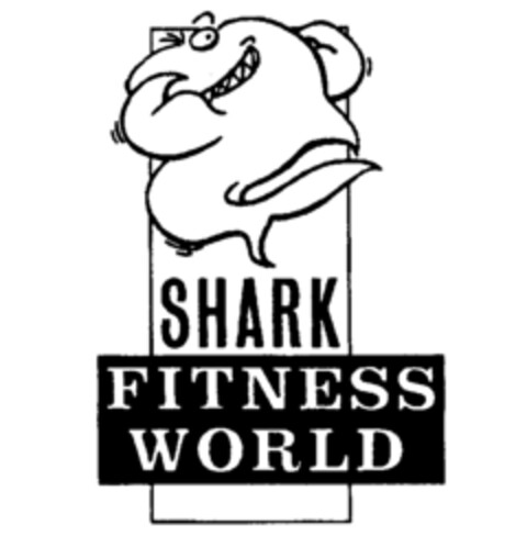 SHARK FITNESS WORLD Logo (IGE, 01.05.1992)