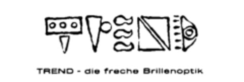 TREND TREND - die freche Brillenoptik Logo (IGE, 07/29/1988)
