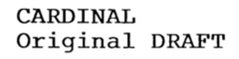 CARDINAL Original DRAFT Logo (IGE, 04/19/1993)