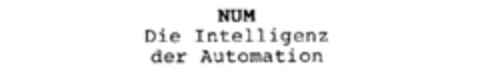 NUM Die Intelligenz der Automation Logo (IGE, 20.12.1985)