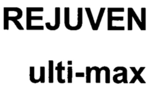 REJUVEN ulti-max Logo (IGE, 31.10.2001)