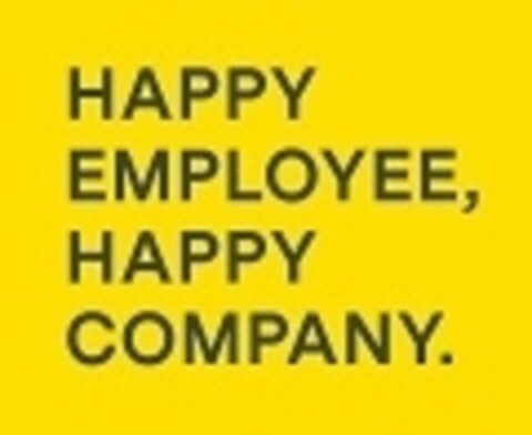 HAPPY EMPLOYEE, HAPPY COMPANY. Logo (IGE, 25.08.2021)