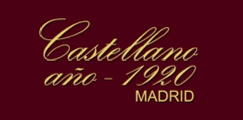 Castellano año - 1920 MADRID Logo (IGE, 28.03.2018)
