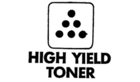 HIGH YIELD TONER Logo (IGE, 07/07/1987)