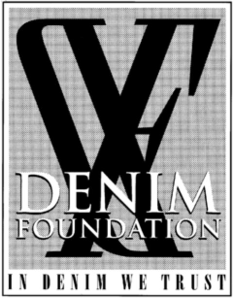 DE DENIM FOUNDATION IN DENIM WE TRUST Logo (IGE, 14.05.1998)