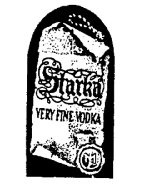 Starka VERY FINE VODKA Logo (IGE, 07.10.1988)