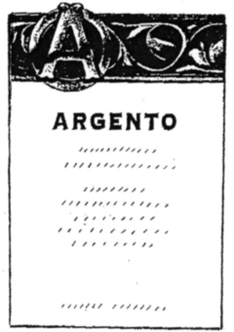 A  ARGENTO Logo (IGE, 02.10.2000)