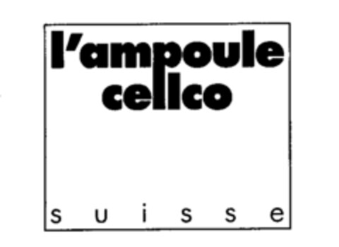 l'ampoule cellco suisse Logo (IGE, 21.09.1988)