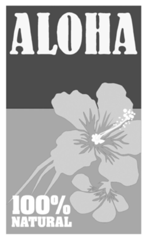 ALOHA 100% NATURAL Logo (IGE, 02.07.2009)