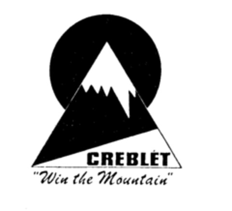 CREBLéT <Win the Mountain> Logo (IGE, 19.01.1988)