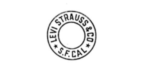 LEVI STRAUSS & CO S.F.CAL Logo (IGE, 21.01.1977)