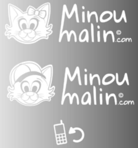 Minou malin.com Minou malin.com Logo (IGE, 25.07.2014)