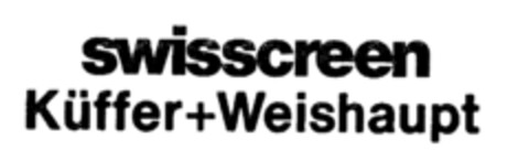 swisscreen Küffer+Weishaupt Logo (IGE, 26.10.1981)