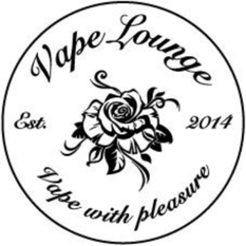 Vape Lounge Est. 2014 Vape with pleasure Logo (IGE, 26.06.2017)