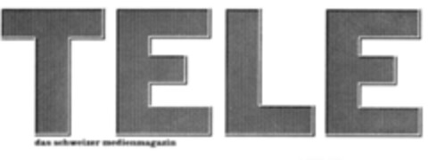 TELE das schweizer medienmagazin Logo (IGE, 14.02.2003)