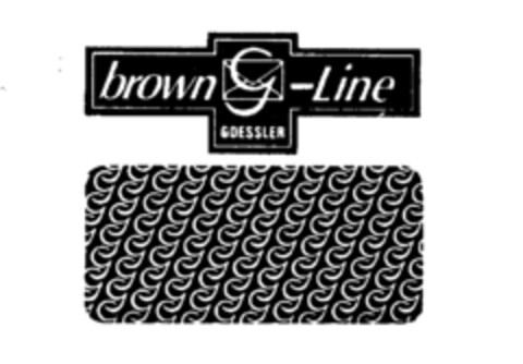 brown G -Line GOESSLER Logo (IGE, 16.04.1987)