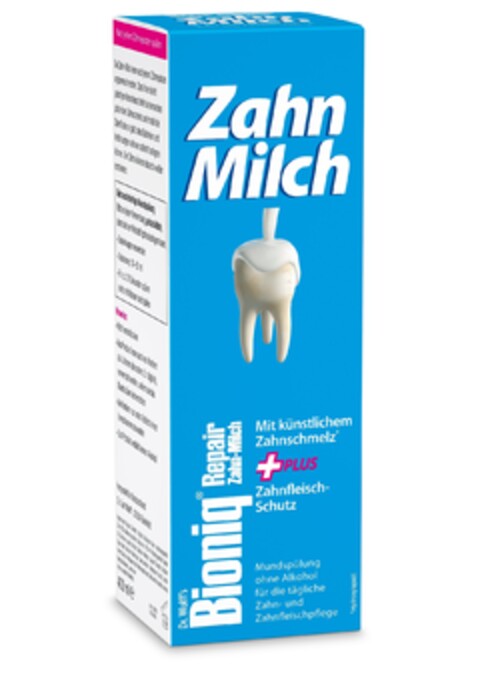 Zahn Milch Bioniq Repair Zahn-Milch Logo (IGE, 12.03.2024)