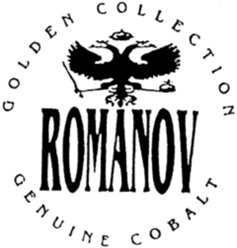 ROMANOV GOLDEN COLLECTION GENUINE COBALT Logo (IGE, 09.08.1996)