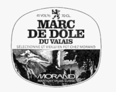 MARC DE DôLE DU VALAIS Logo (IGE, 03.12.1985)