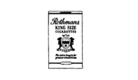 Rothmans KING SIZE CIGARETTES Logo (IGE, 04.05.1977)