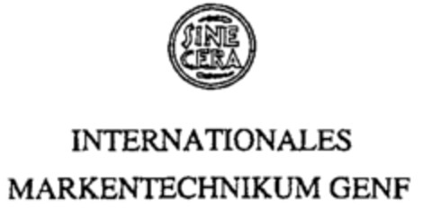 SINE CERA INTERNATIONALES MARKENTECHNIKUM GENF Logo (IGE, 02/18/1997)