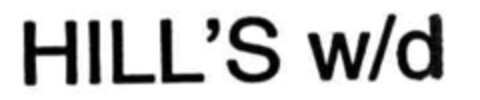 HILL'S w/d Logo (IGE, 13.12.1999)